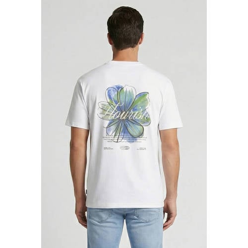 Cars regular T-shirt met backprint wit afbeelding