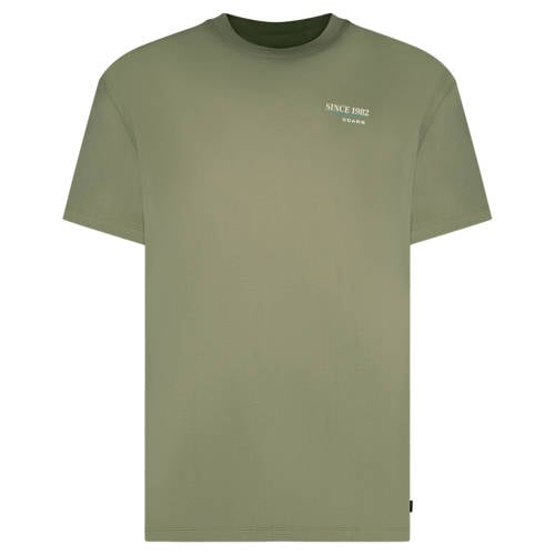 Cars regular T-shirt met backprint lichtkaki afbeelding