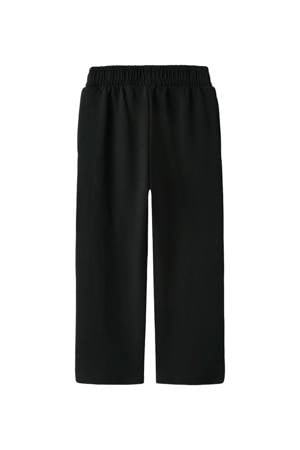 straight casual broek zwart