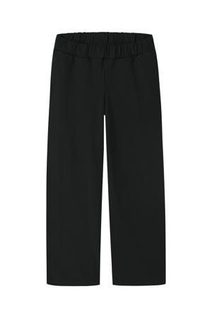 wide leg casual broek zwart