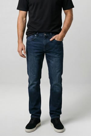 STAPLER regular fit jeans - blauwzwart