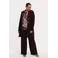 YOEK regular blazer donkerrood