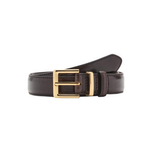 leren riem donkerbruin
