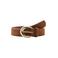 Mango suede riem bruin