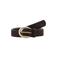 Mango suede riem donkerbruin