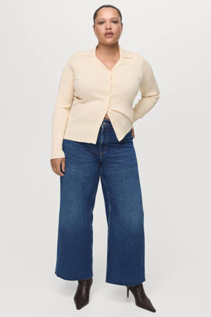 straight leg jeans dark blue denim
