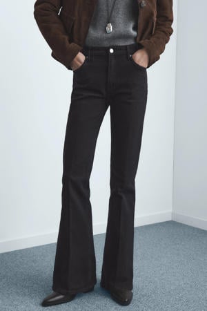 flared jeans black denim