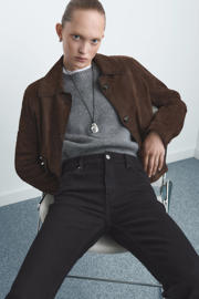 thumbnail: Mango flared jeans black denim