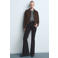 Mango flared jeans black denim