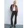 Mango flared jeans black denim