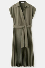 thumbnail: Mango midi jurk kaki