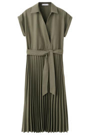 thumbnail: Mango midi jurk kaki