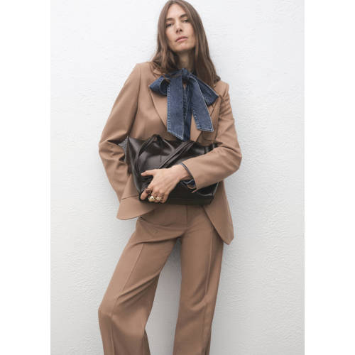 Mango shopper donkerbruin afbeelding
