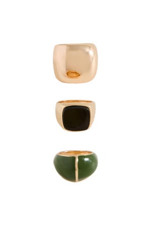ring - goudkleurig (set van 3)