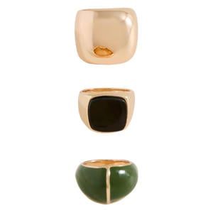 ring - goudkleurig (set van 3)