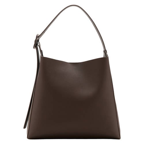 Mango shopper donkerbruin afbeelding