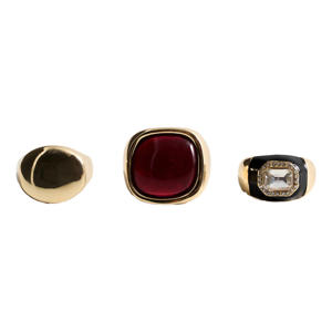 ring - goudkleurig (set van 3)