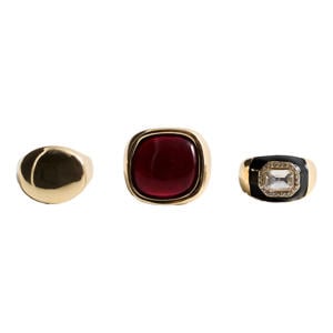 ring - goudkleurig (set van 3)