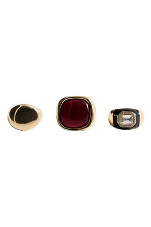 ring - goudkleurig (set van 3)