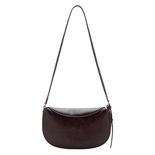 Mango crossbody tas donkerbruin afbeelding