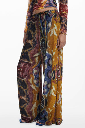 regular waist casual broek multi