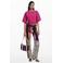 Desigual straight regular waist broek multi