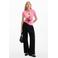 Desigual gebloemde T-shirt roze