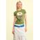 Desigual gebloemde T-shirt groen