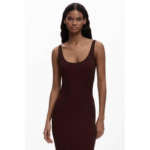 Desigual zomerjurk bruin afbeelding