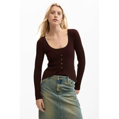 Desigual top bruin afbeelding