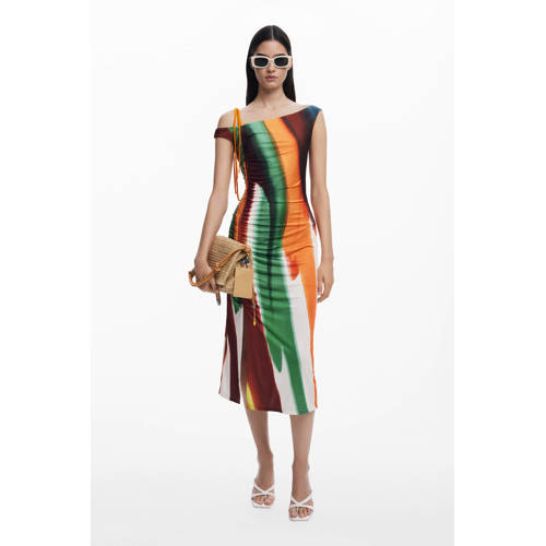 Desigual off shoulder jurk multi afbeelding