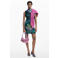 Desigual gebloemde cocktailjurk donkergroen