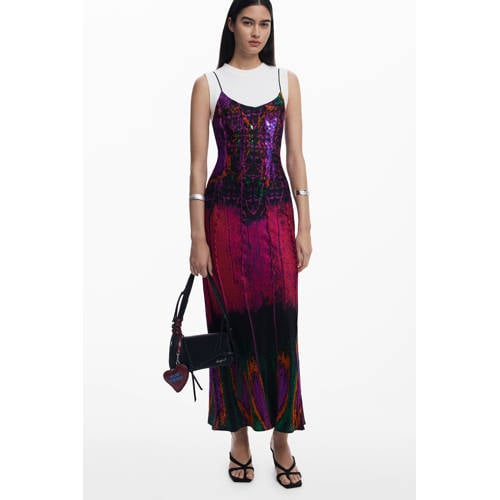 Desigual zomerjurk fuchsia afbeelding