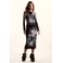 Desigual midi jurk zwart