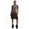 Desigual midi jurk zwart