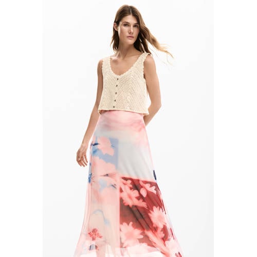 Desigual zomerjurk lichtroze afbeelding