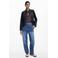 Desigual imitatieleren jack zwart