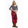 Desigual kokerrok rood