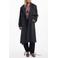 Desigual imitatieleren trenchcoat antraciet