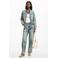 Desigual gebloemde barrel jeans medium blue denim