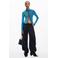 Desigual gestreepte sweatvest blauw rib gebreid