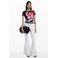 Desigual gebloemde T-shirt multi