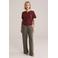 WE Fashion gebreid vest donkerrood
