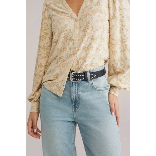 WE Fashion riem zwart afbeelding