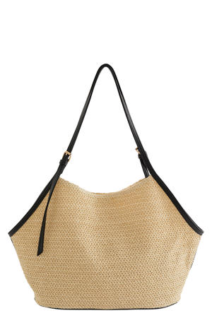 raffia shopper naturel