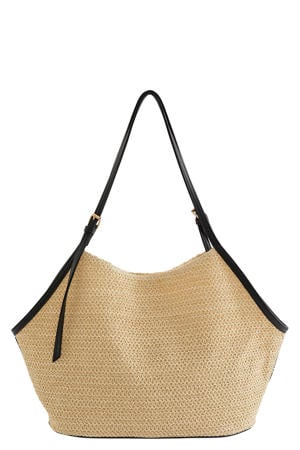 raffia shopper naturel
