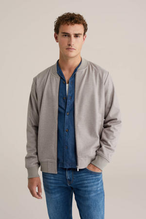 sweatvest antraciet