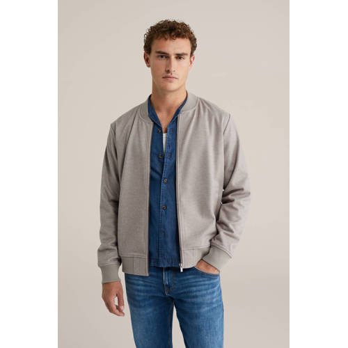 WE Fashion sweatvest antraciet afbeelding