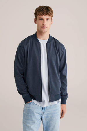 sweatvest blauw