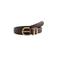 WE Fashion riem met slangenprint bruin